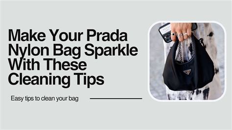 how to clean Prada bags